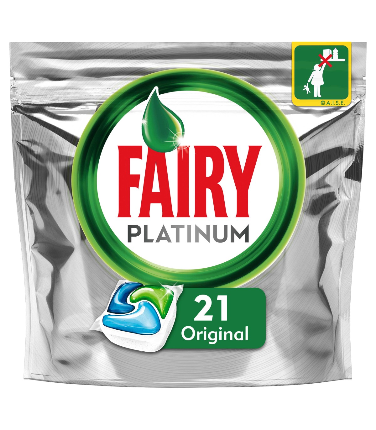 Fairy Fairy Platinum Original Cápsulas De Lavavajillas Pack De 14 Unidades